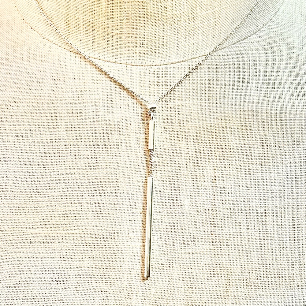 Silpada 925 Sterling Silver Waters Edge Lariat Necklace